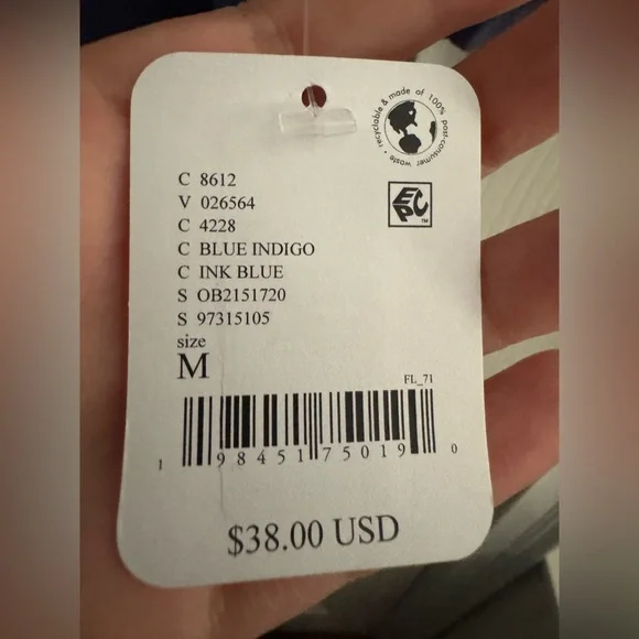 Free People Movement Inspire Tee NWT Blue Indigo - Picture 11 of 11